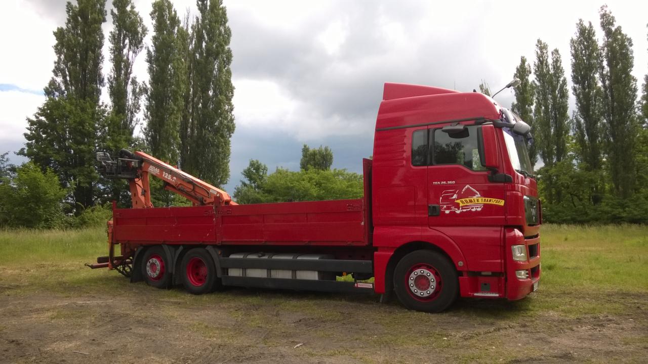 Pojazd MAN Z HDS skrzyniowy