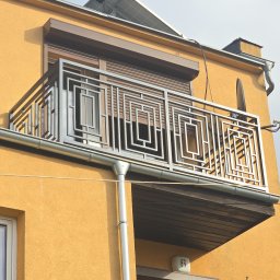 Balustrada aluminiowa malowana proszkowo