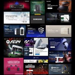 Grafiki dla kampanii Samsunga