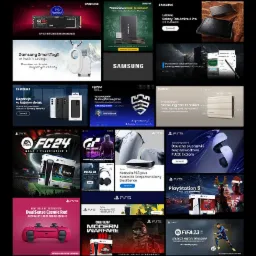 Grafiki dla kampanii Samsunga