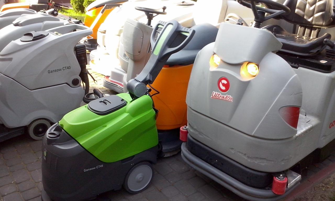 Wypożyczalnia Szorowarki Maszyna Czyszcząca Sprzątająca Comac Taski Hako