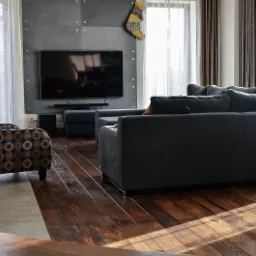 Realizacja projektu domu jednorodzinnego - wnętrze salonu