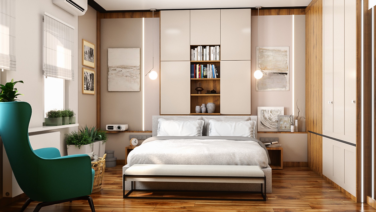 projekt sypialni