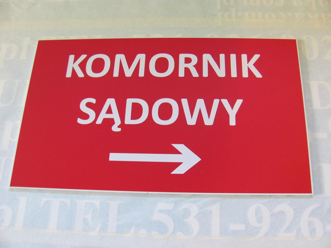 tablica reklamowa 35x20cm