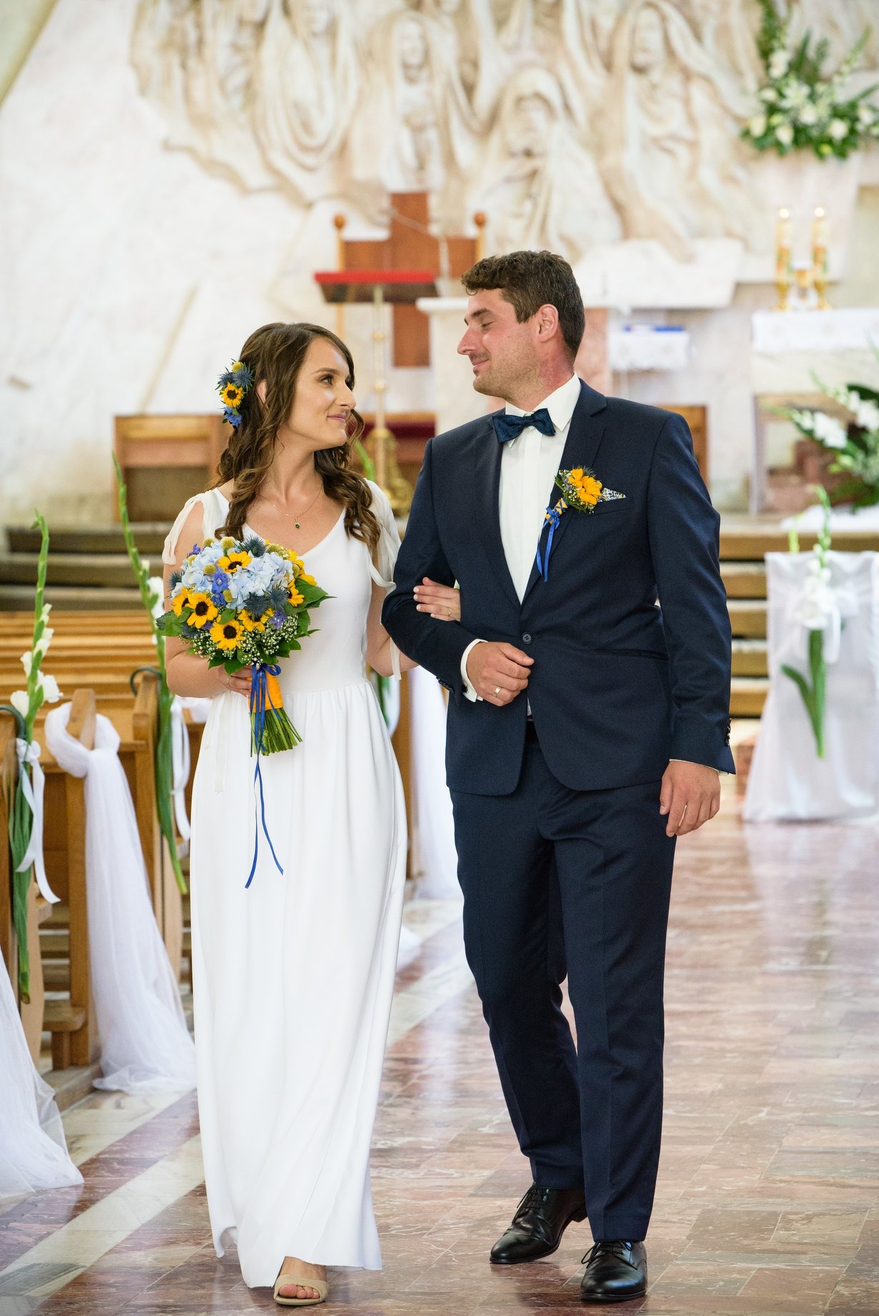 Szycie sukien ślubnych.