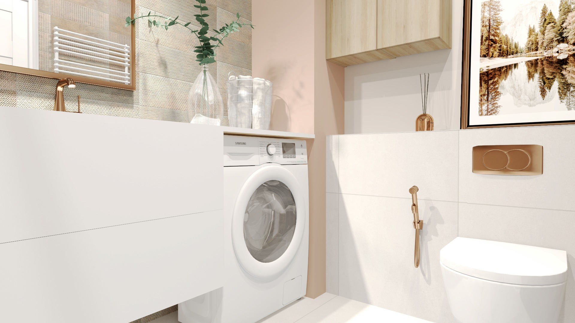 Projekt łazienki Kudowa Zdr.