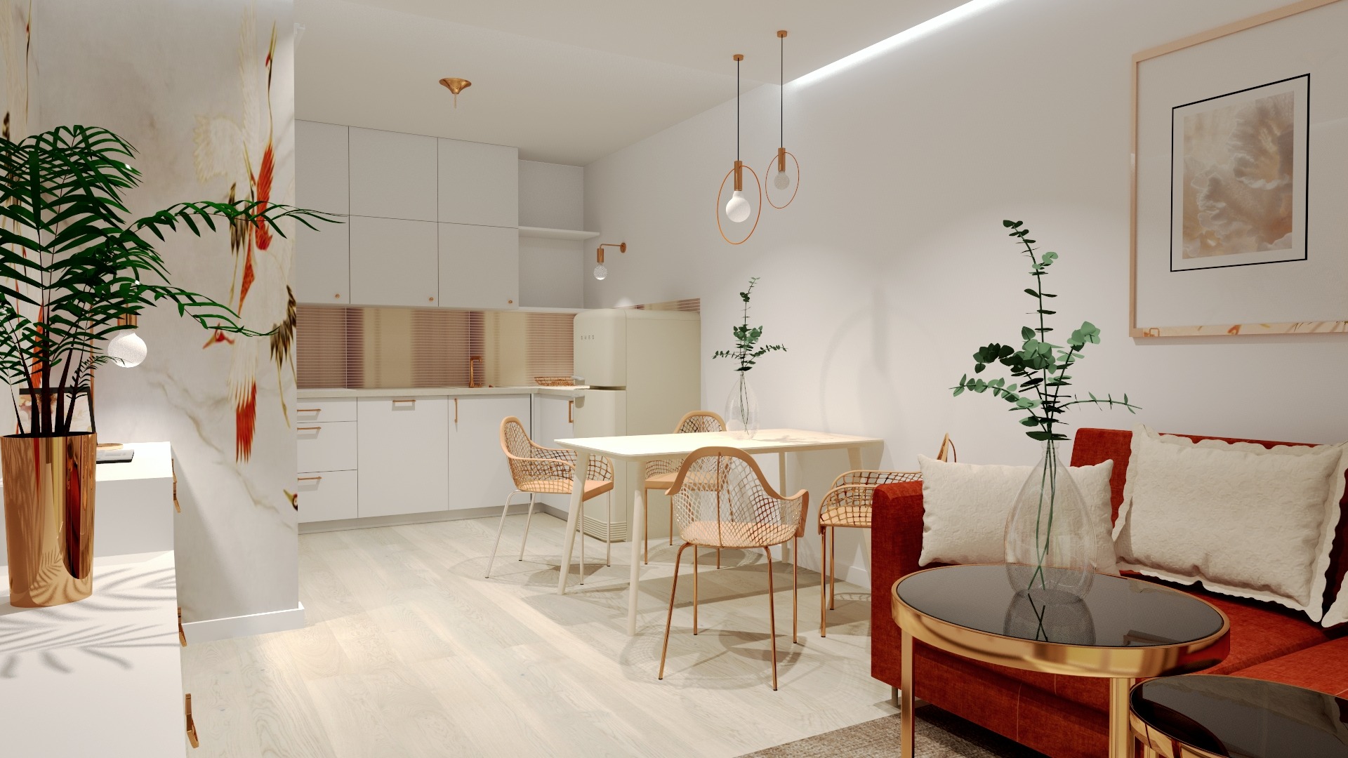 Projekt mieszkania pod wynajem Kudowa Zdr.