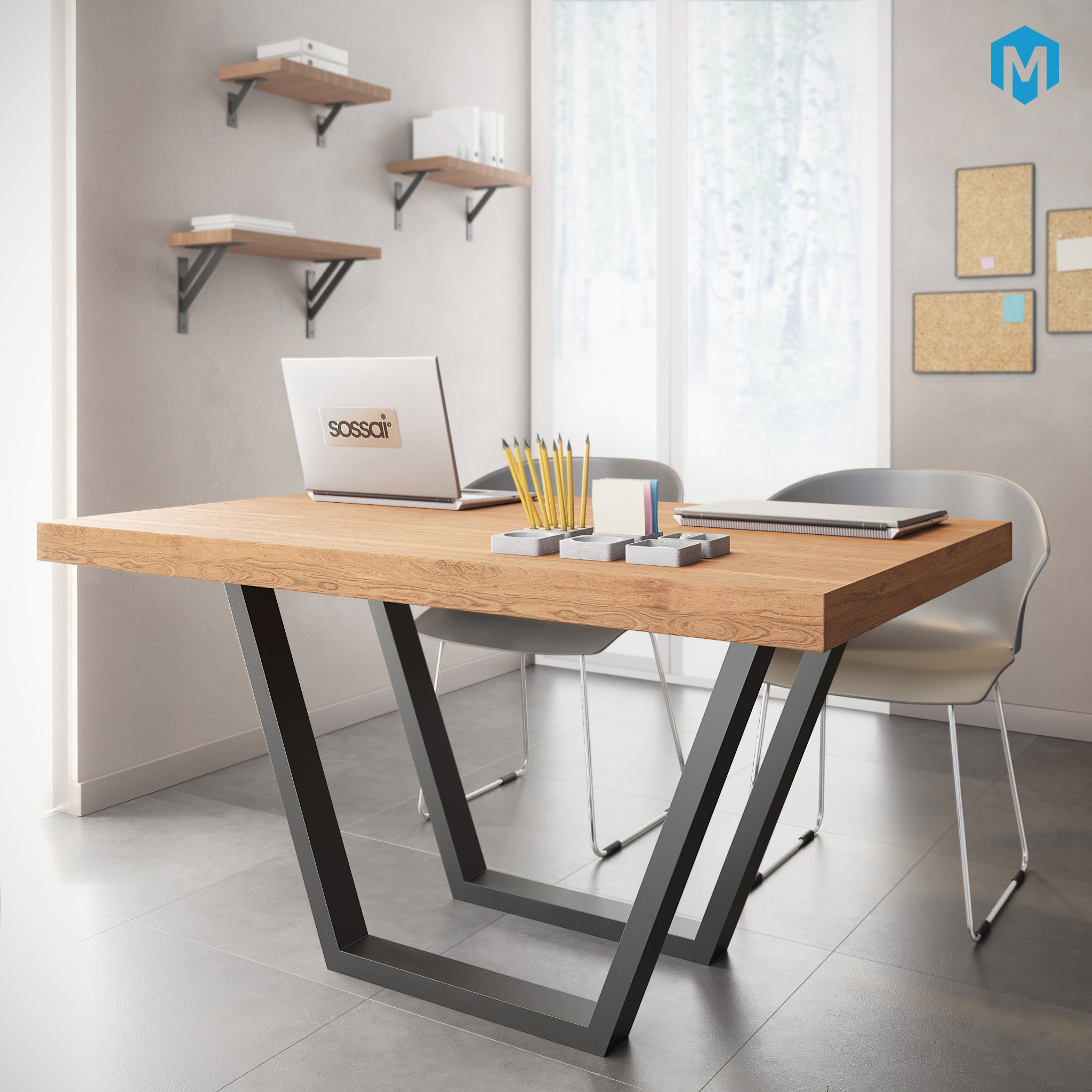 wizualizacje 3D produktów - produkty marki Sossai