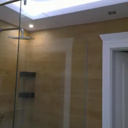 led na suficie w łazience