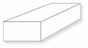 Grafika przedstawiająca prostopadłościan w rzucie aksonometrycznym, z białymi ścianami i cienkim czarnym obrysem. Ilustracja techniczna prezentująca element cięty.