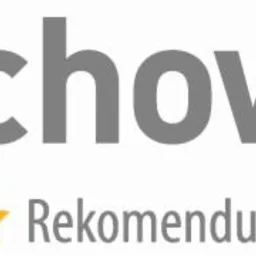 Logo fachowcy.pl z czarną dłonią trzymającą żółtą kartę, pięcioma żółtymi gwiazdkami i tekstem 'Rekomendujemy tylko najlepszych!'.