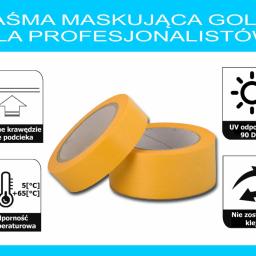 taśma GOLD masking - taśma malarska profesjonalna