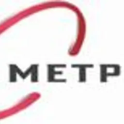 Logo firmy METPOL z czerwonym, stylizowanym obrysem litery 'C'.