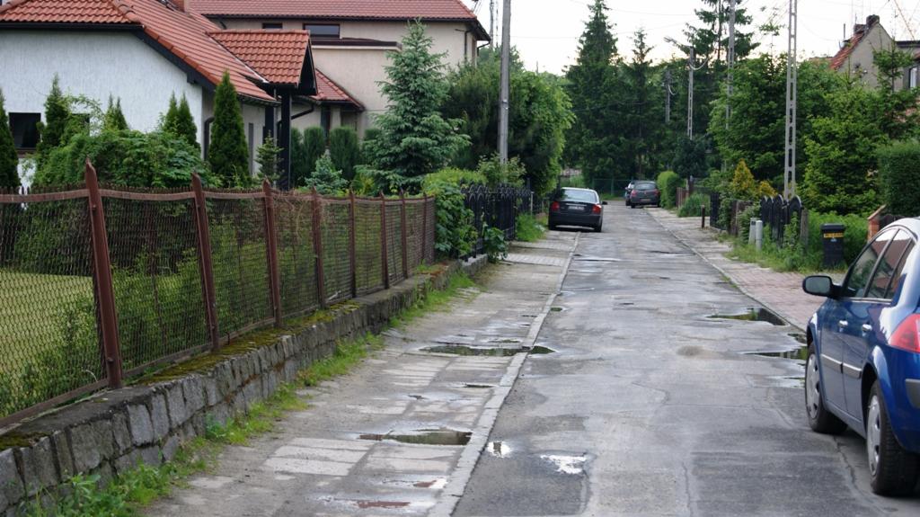 Strzelin ul. Górnicza przed przebudową 2