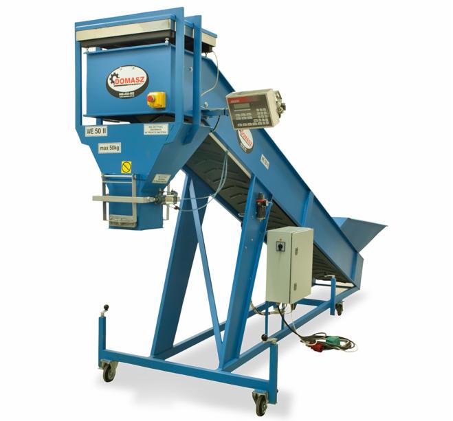 Przesypywanie materiałów sypkich - konfekcjonowanie