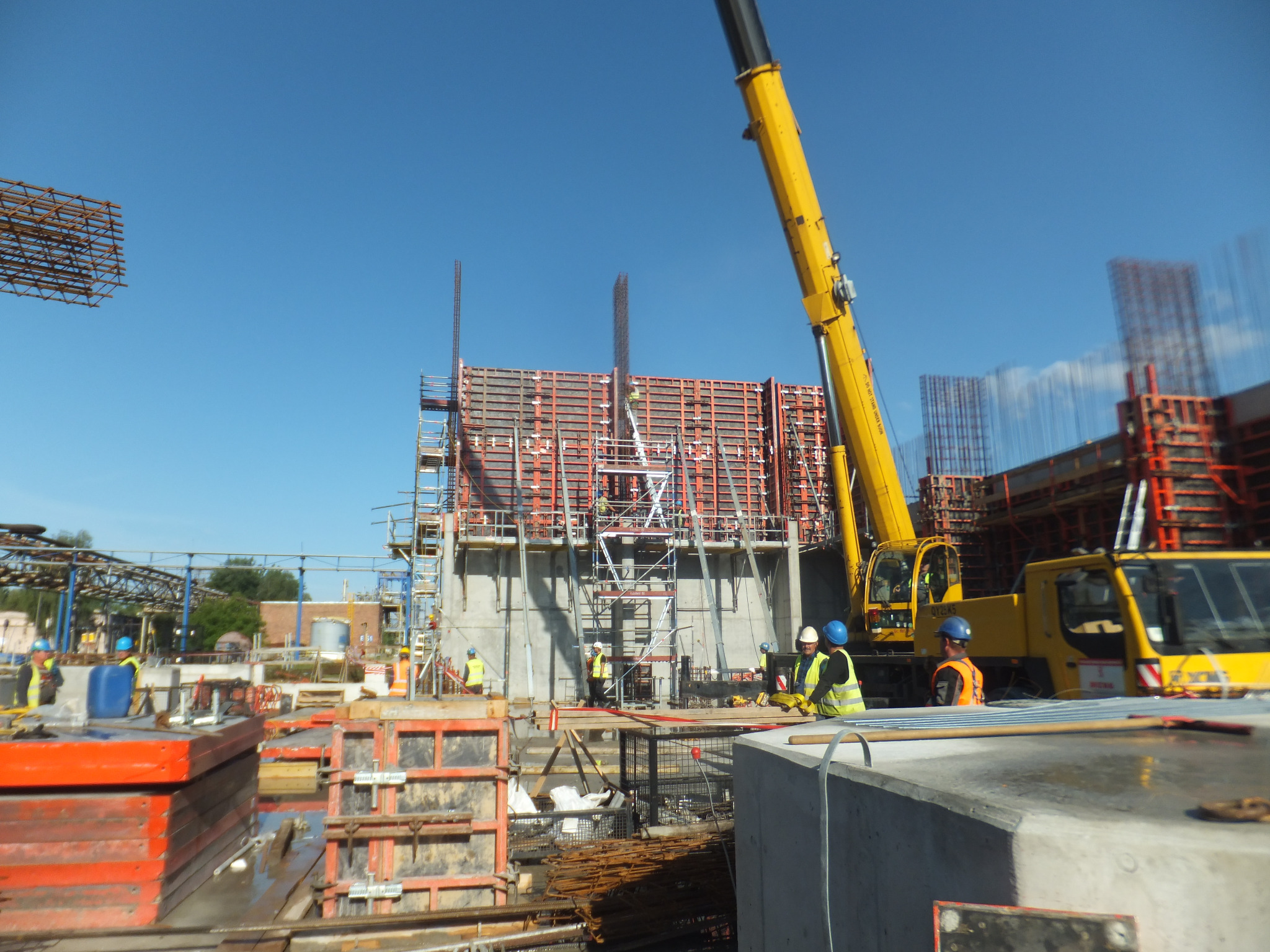 Ściana oddzielenia przeciwpożarowego na wysokość 21m