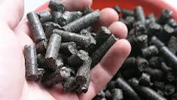 Pellet z łusek słonecznika