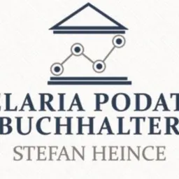 Logo Kancelarii Podatkowej Buchhalter Stefan Heince z symbolem graficznym wzrostu na jasnym tle.