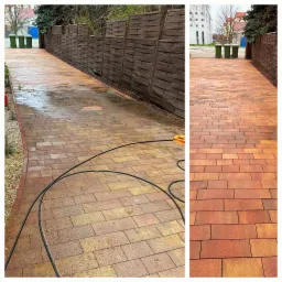 Mycie kostki brukowej