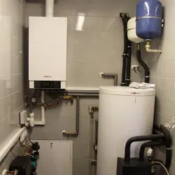 Kotłownia gazowa z pakietem solarrnym Viessmann