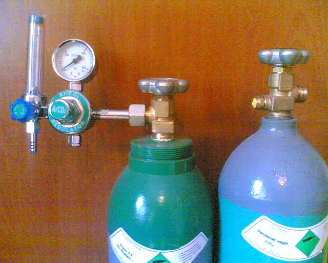 Butle z Gazami Argon Tlen Mix Azot Co2 Wymiana Napełnianie Sprzedaż