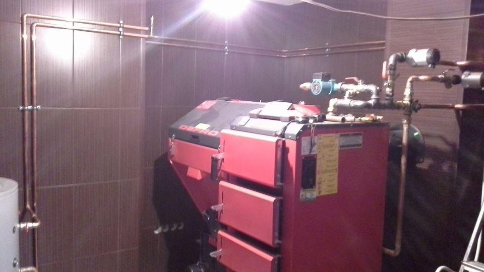 Instalacja kotła defro...