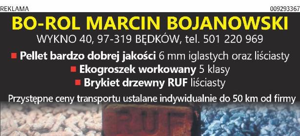 BO-ROL - Trociny i zrębki drzewne Będków