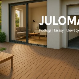 JULOMAX - tarasy kompozytowe, podłogi drewniane i wsporniki regulowane