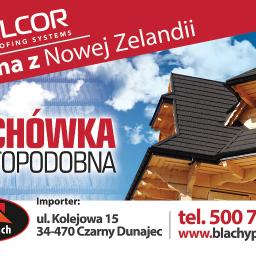 TILCOR-IMPORT DACH BLACH dachówki, blachy nowozalandzkie - Blacha na Dach Czarny Dunajec