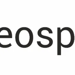 Logo firmy SEOspace z czarnym napisem i elementami graficznymi w kolorze niebieskim i czarnym na białym tle.