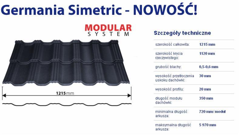 Blachodachówka modułowa