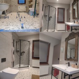Wykonanie łazienki oraz zabudowy meblowej
