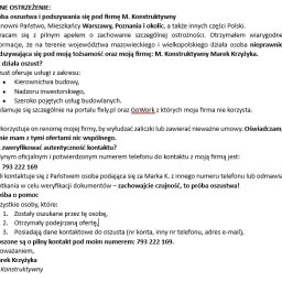 M.Konstruktywny Marek Krzyżyk - Budowa dom&oacute;w Trzebnica