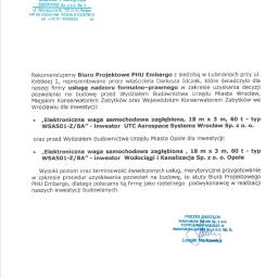 Rekomendacja PHU Embargo Łubniany 