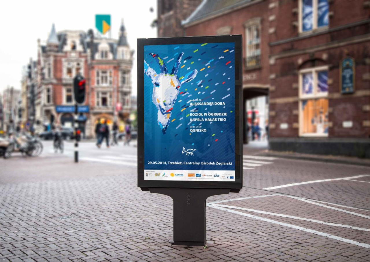 Kukuka. Koza Art – projekt plakatu B1