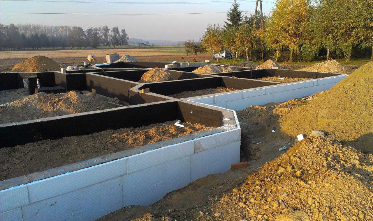 Wykonywanie fundamentów