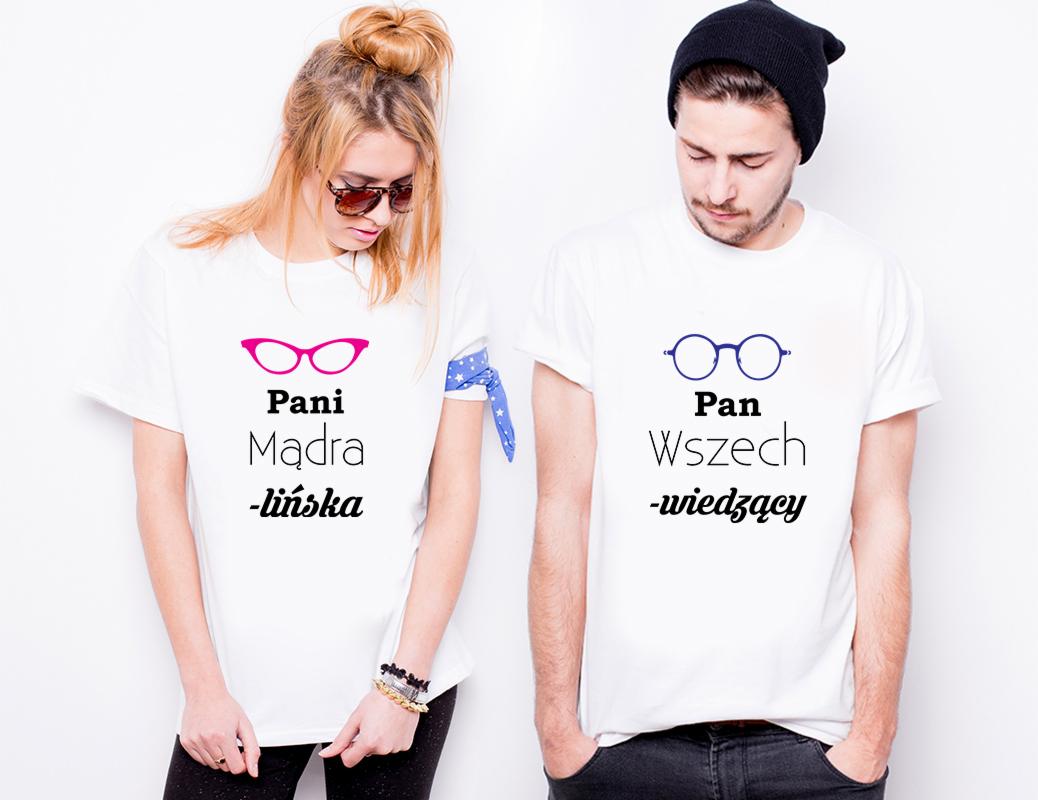 Koszulki z nadrukiem - Wszechwiedzący Mądralińska