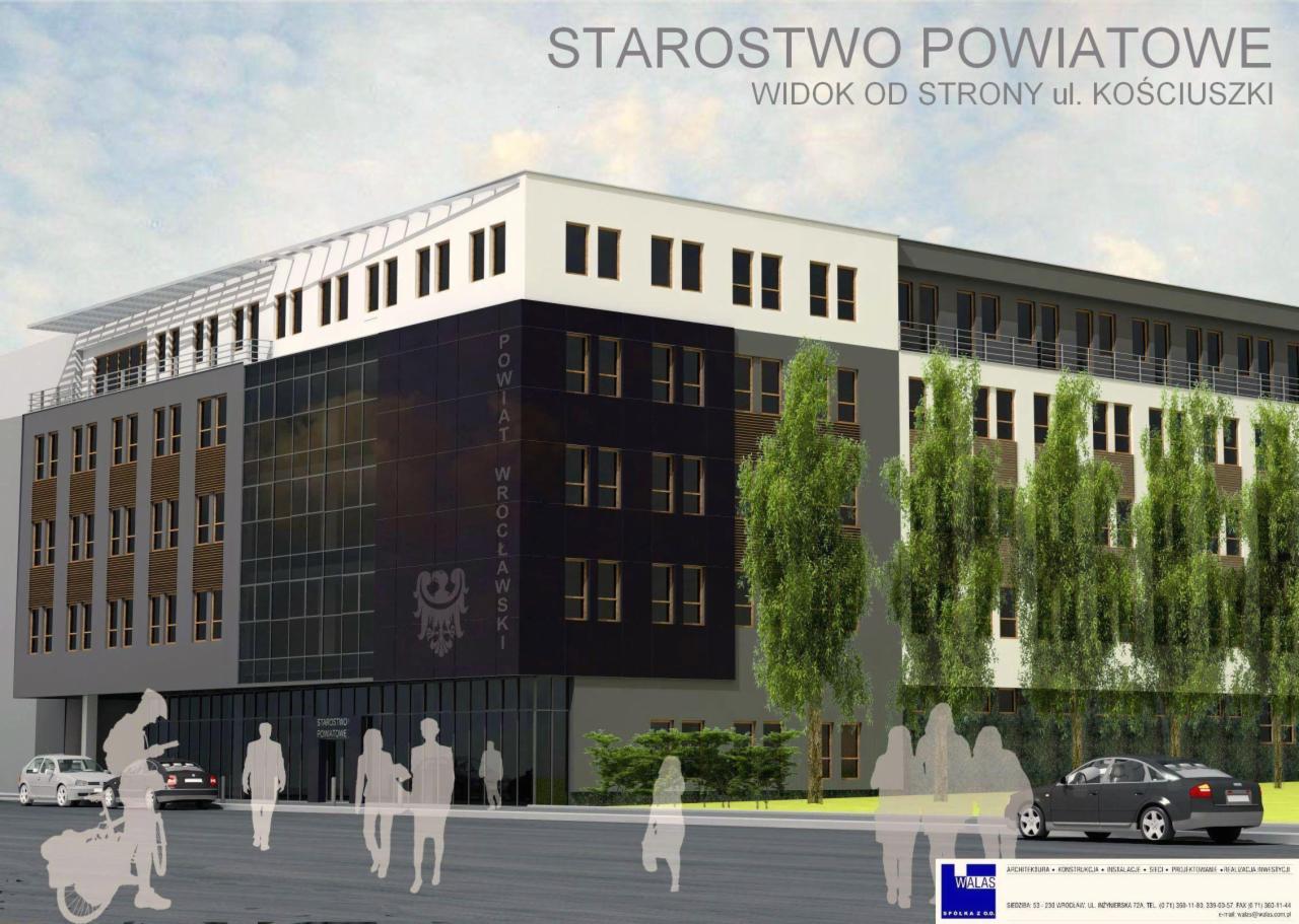 Kierowanie Budową Budynku Starostwa Powiatowego -Wrocław