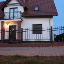 Ogrodzenie metalowe cynkowane malowane proszkowo