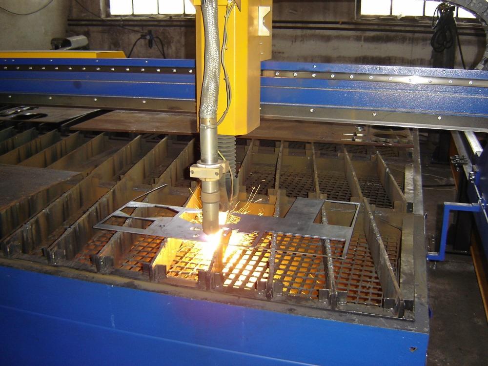 Cyfrowe cięcie wypalarką plazmową CNC