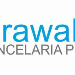 Logo Kancelarii Prawnej GrawaLex: stylizowany znak graficzny z nazwą firmy w kolorach niebieskim i szarym na białym tle.