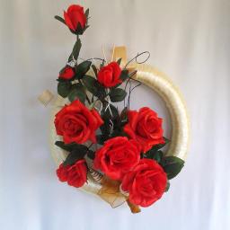 Dekoracja wisząca - Czerwone róże 4