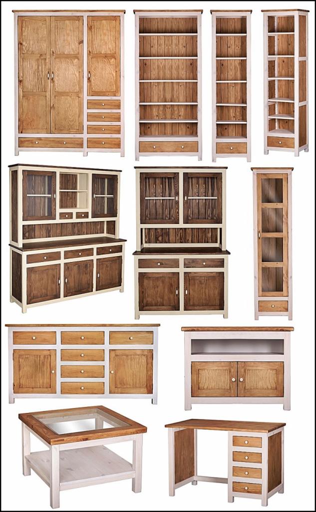 meble woskowane modena