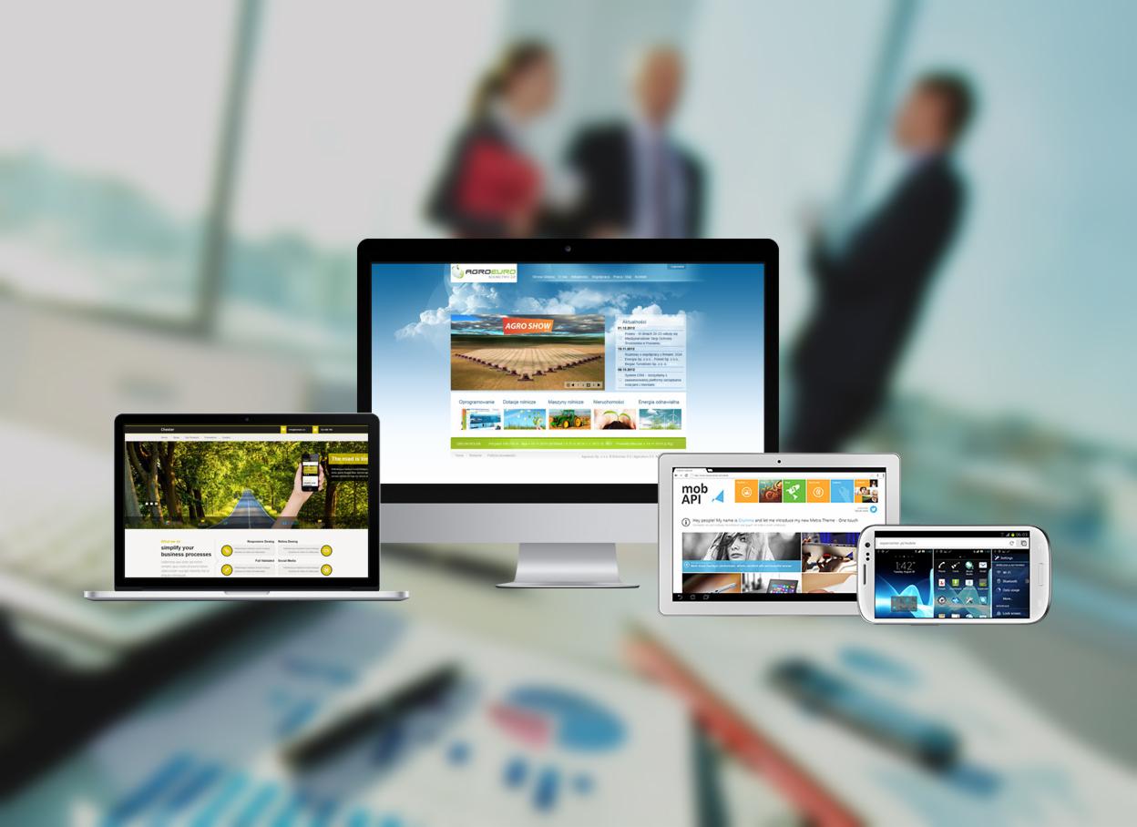 Responsywna strona internetowa z CMS