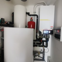 NSTAL-SERVICE Michał Bury Technika Grzewcza i Sanitarna - Pompa ciepłą w nowym budynku.
