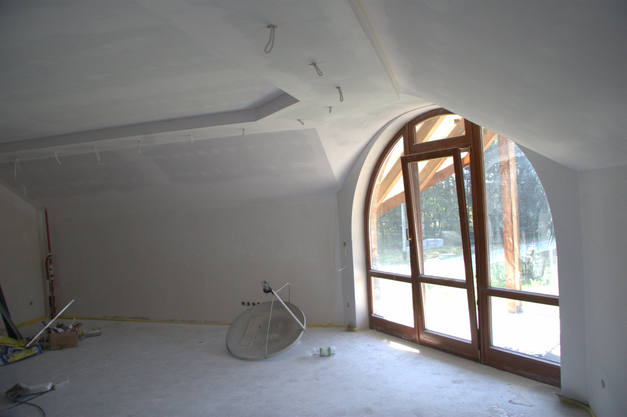 Skomplikowane ocieplenie poddasza, Chudów.