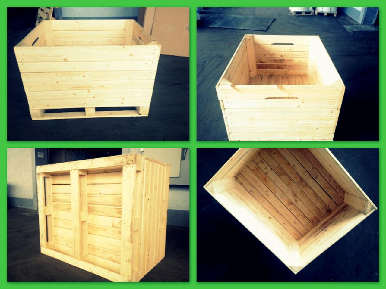 skrzyniopalety I, II gatunek 1200 x 1000 mm