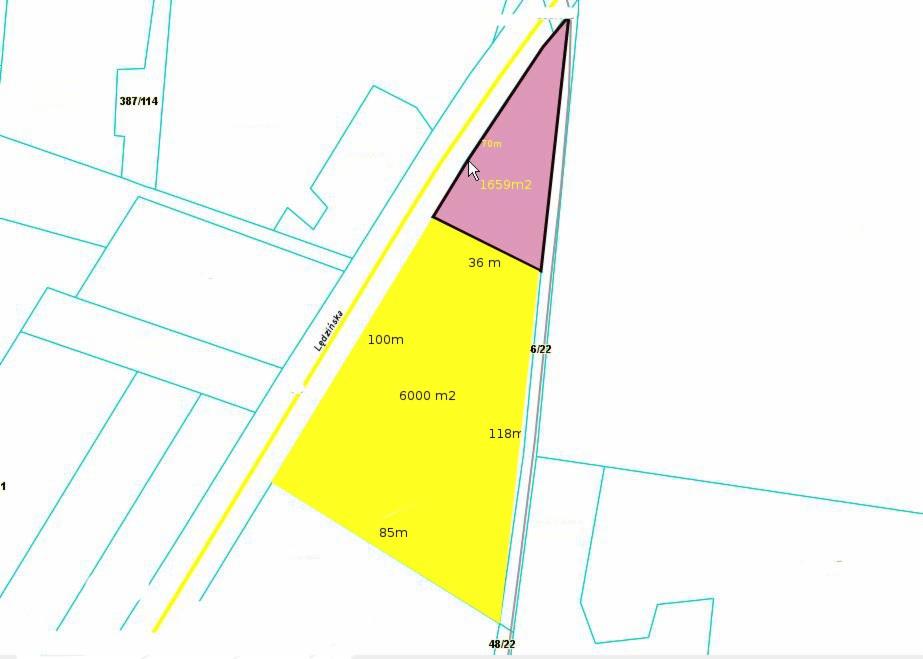 TEREN INWESTYCYJNY W LĘDZINACH 7659 m2