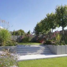 schody libet piętrowy ogród