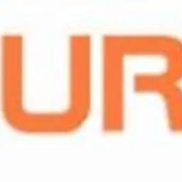 Pomarańczowe logo firmy JURATEL z symbolem złożonym z kropek po lewej stronie, na białym tle. Logo telekomunikacyjne, branding firmy.